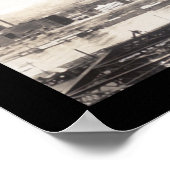 Pittsburgh, PA Skyline Foto 1907 Poster (Ecke)