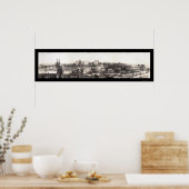 Pittsburgh, PA Skyline Foto 1907 Poster (Küche)