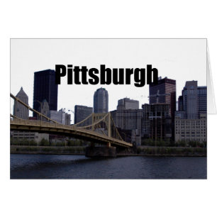 Pittsburgh PA Skyline mit Pittsburgh im Sky