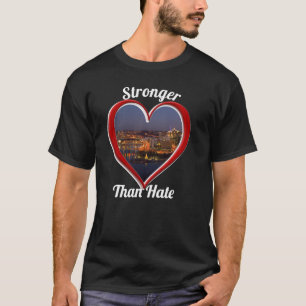 Pittsburgh PA Stärker als Hass T-Shirt