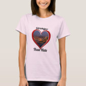 Pittsburgh PA Stärker als Hass T-Shirt (Vorderseite)