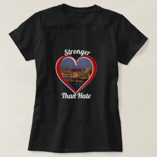 Pittsburgh PA Stärker als Hass T-Shirt
