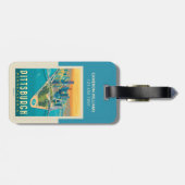 Pittsburgh, PA | Vogelperspektive Gepäckanhänger (Rückseite horizontal)