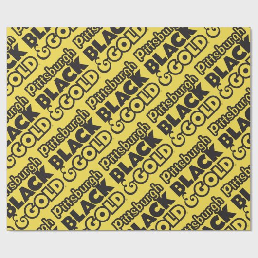 PITTSBURGH-PACKPAPIER GESCHENKPAPIER (Flach)