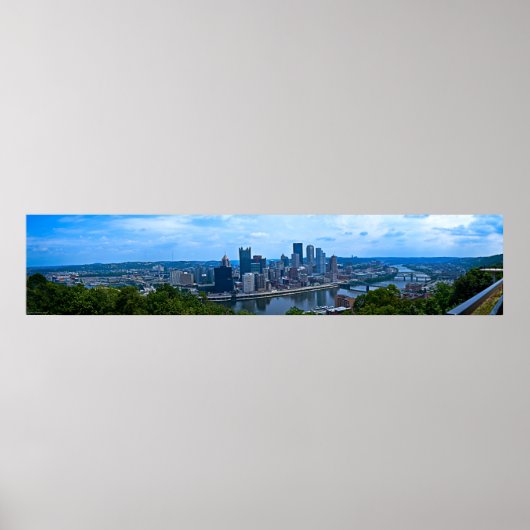 Pittsburgh Panorama Poster (Vorne)