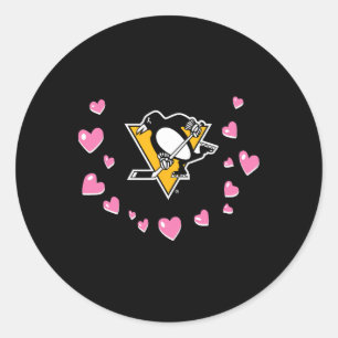 Pittsburgh Penguins Valentinsliebe Nhl Offiziell Runder Aufkleber