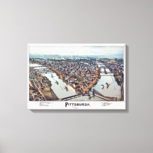 Pittsburgh Pennsylvania 1902 Leinwanddruck