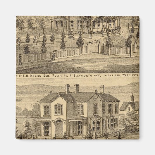 Pittsburgh, Pennsylvania 2 Magnet (Vorne)