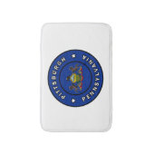 Pittsburgh Pennsylvania Badematte (Vorderseite Vertikal)