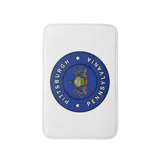 Pittsburgh Pennsylvania Badematte (Vorderseite Vertikal)