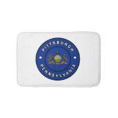 Pittsburgh Pennsylvania Badematte (Vorderseite)