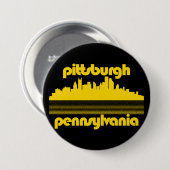 Pittsburgh Pennsylvania Button (Vorne & Hinten)