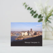 Pittsburgh Pennsylvania City & Bridges 1970 Postkarte (Stehend Vorderseite)