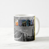 Pittsburgh Pennsylvania City Skyline Travel Foto Kaffeetasse (VorderseiteRechts)