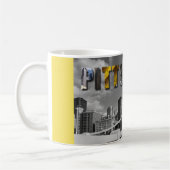 Pittsburgh Pennsylvania City Skyline Travel Foto Kaffeetasse (Links)