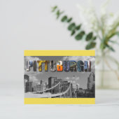 Pittsburgh Pennsylvania City Travel Fotos Postkarte (Stehend Vorderseite)