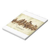 Pittsburgh Pennsylvania Cityscape Notizblock (Rotiert)