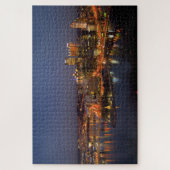Pittsburgh, Pennsylvania Downtown Night Time River Puzzle (Vertikal)