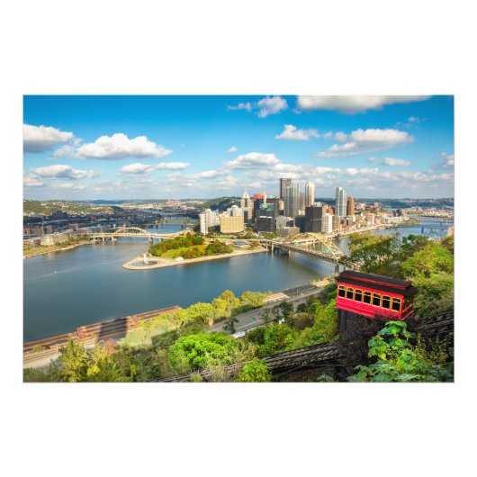 Pittsburgh Pennsylvania Duquesne Incline Fotodruck (Vorne)