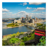 Pittsburgh Pennsylvania Duquesne Incline Poster (Vorderseite)