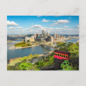 Pittsburgh Pennsylvania Duquesne Incline Postkarte (Vorderseite)