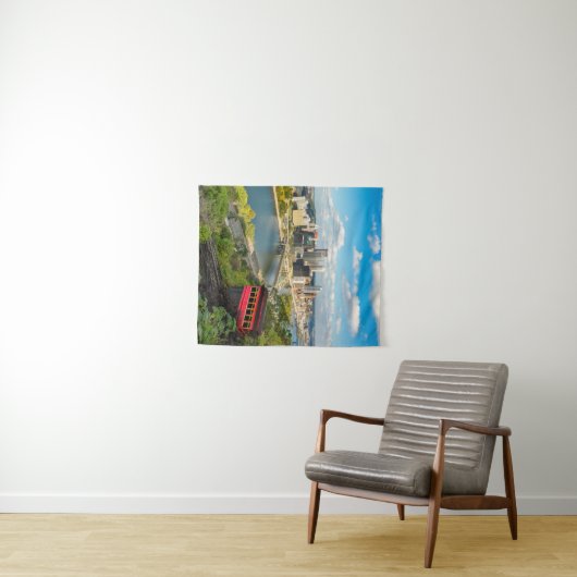 Pittsburgh Pennsylvania Duquesne Incline View Wandteppich (Beispiel (Horizontal))