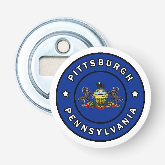 Pittsburgh Pennsylvania Flaschenöffner (Vorderseite)