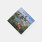 Pittsburgh Pennsylvania Fotografie Serviette (Ecke)