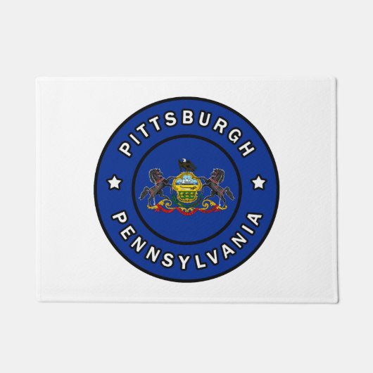Pittsburgh Pennsylvania Fußmatte (Vorderseite)
