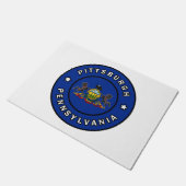 Pittsburgh Pennsylvania Fußmatte (Schrägansicht)
