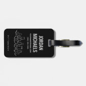 Pittsburgh Pennsylvania Gepäckanhänger (Rückseite horizontal)