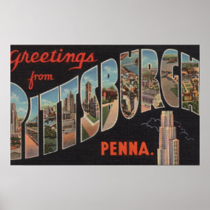 Pittsburgh, Pennsylvania - Große Briefszenen Poster