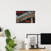 Pittsburgh, Pennsylvania - Große Briefszenen Poster (Heimbüro)