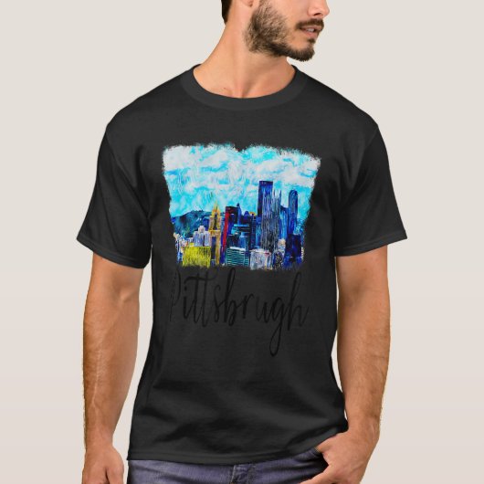 Pittsburgh Pennsylvania Heimat Zuhause City Herita T-Shirt (Vorderseite)