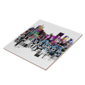 Pittsburgh, Pennsylvania in Graffiti Fliese (Seite)