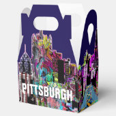 Pittsburgh, Pennsylvania in Graffiti Geschenkschachtel (Geöffnet)