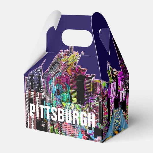 Pittsburgh, Pennsylvania in Graffiti Geschenkschachtel (Vorderseite)