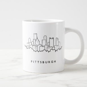Pittsburgh Pennsylvania Jumbo-Tasse