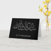 Pittsburgh Pennsylvania Karte (Gelbe Blume)
