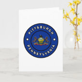 Pittsburgh Pennsylvania Karte (Gelbe Blume)