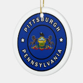 Pittsburgh Pennsylvania Keramik Ornament (Links)