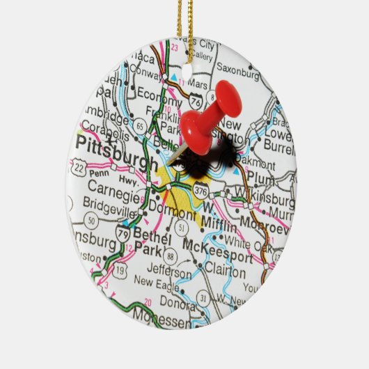 Pittsburgh, Pennsylvania Keramikornament (Rechts)