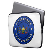 Pittsburgh Pennsylvania Laptopschutzhülle (Vorderseite Links)