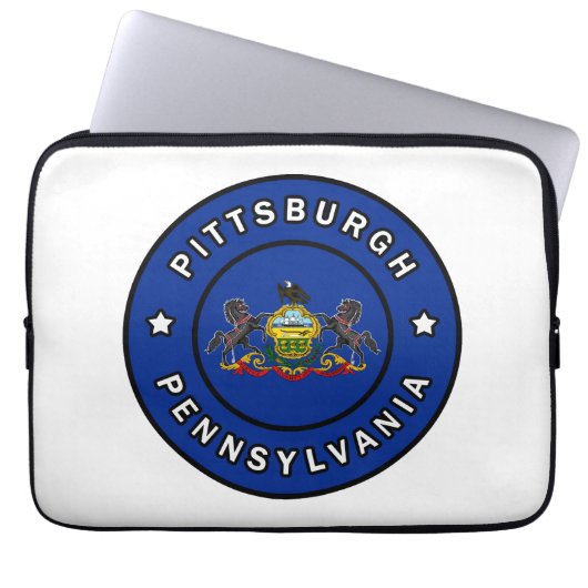 Pittsburgh Pennsylvania Laptopschutzhülle (Vorderseite)