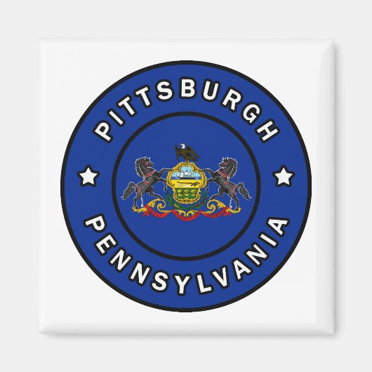 Pittsburgh Pennsylvania Magnet (Vorne)