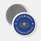 Pittsburgh Pennsylvania Magnet (Vorderseite/Rückseite)