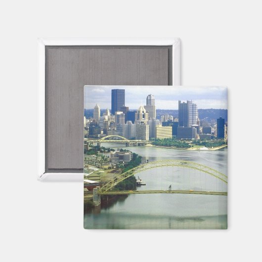 Pittsburgh Pennsylvania Magnet (Vorderseite/Rückseite)
