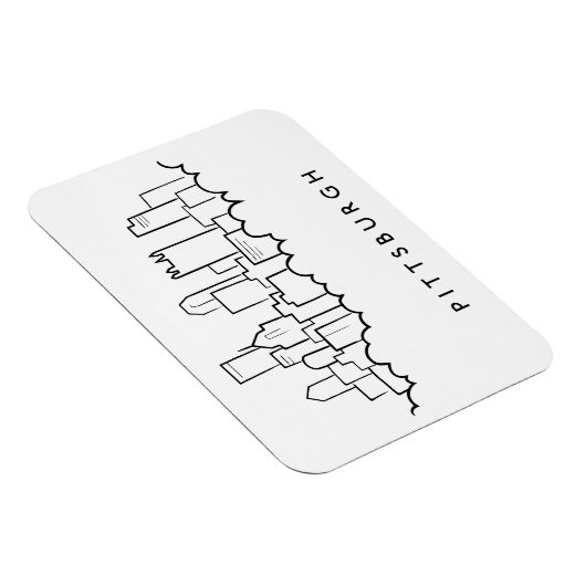 Pittsburgh Pennsylvania Magnet (Rechte Seite)