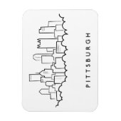 Pittsburgh Pennsylvania Magnet (Vertikal)