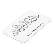 Pittsburgh Pennsylvania Magnet (Linke Seite)